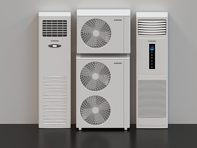 Vertical air conditioner, air conditioner, on-hook, air conditioner, air outlet, air conditioner, outdoor air conditioner, air conditioner cabinet 3d model