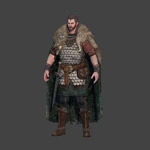 Modern soldiers Viking warriors 3d model