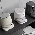 Sweeping robot, intelligent sweeper, sweeping and dragging all-in-one machine 3d model