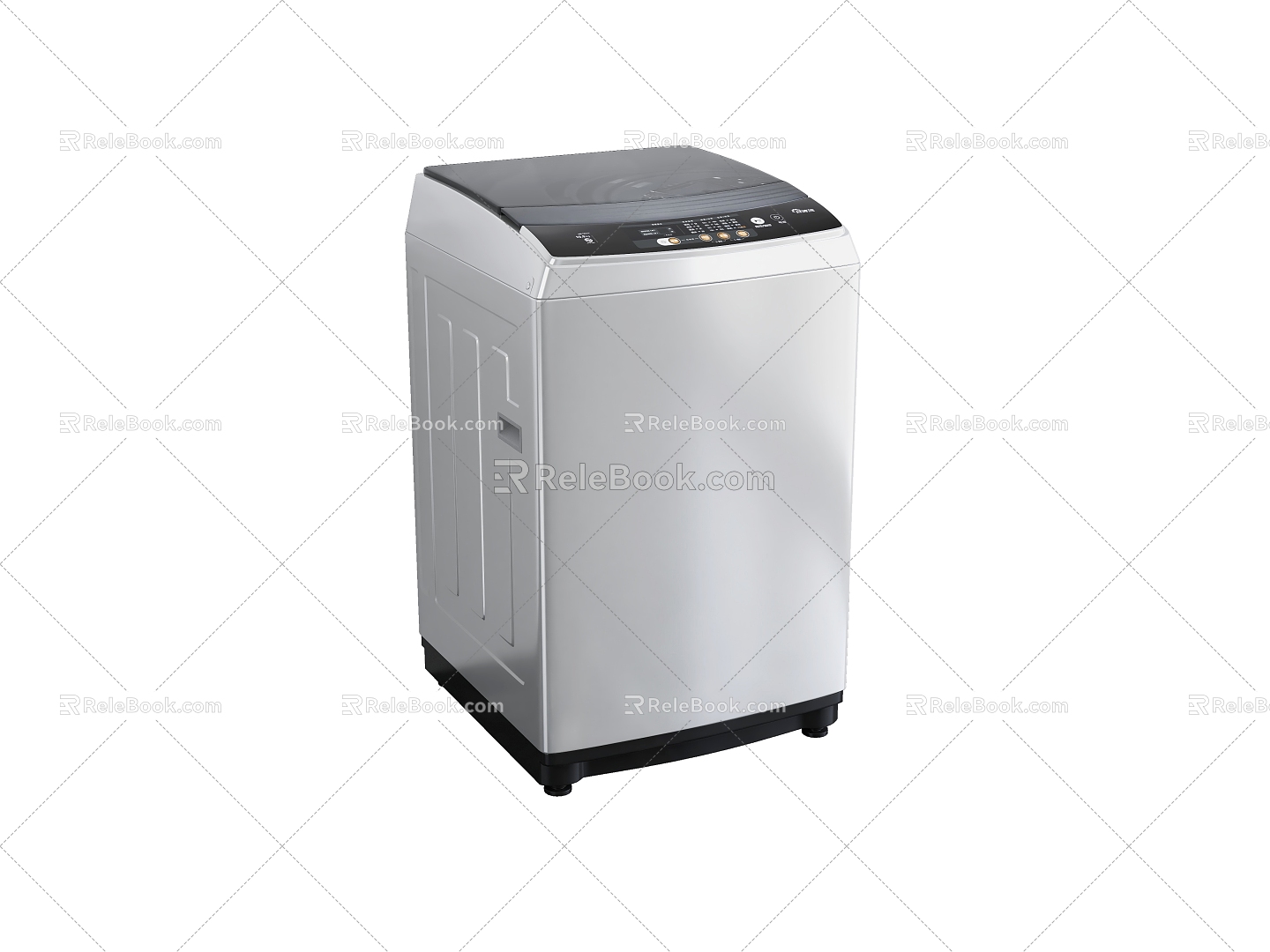 Wave-type washing machine 3d model