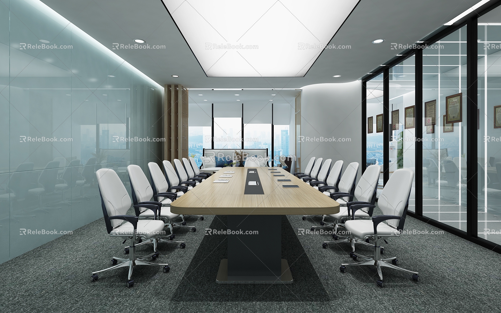 Conference Room Conference Table Negotiation Room Reception Room model