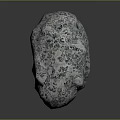 Natural Blue White Stone With Porous Surface And Unique Natural Texture
