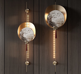 New Chinese Style Wall Lamp Decorative Wall Lamp Wall Lamp 3d model