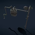 Gas meter day gas meter gas meter meter meter pipe water meter water pipe low face number low model simple model game video level super realistic 3d model