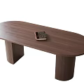 Modern Dining Table Desk 3d model
