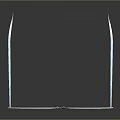 Stylish Blue Glasses Accessory with Broken Lenses and Blue Frame on Black Surface with Reflection