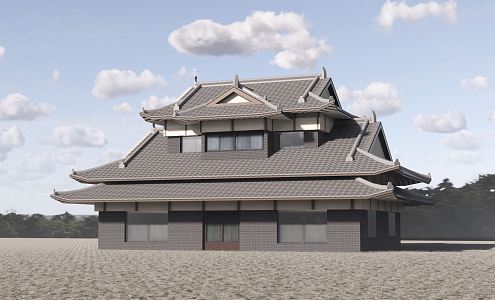 Chinese ancient building 3d model