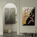 modern decorative painting 3d model