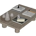 Quiet Ancient Style Tea Table 3d model
