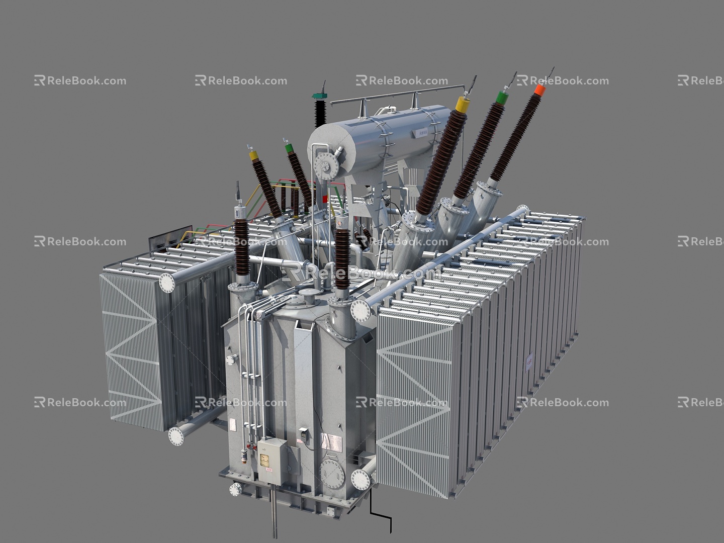 High Voltage Transformer Main Transformer 3d model