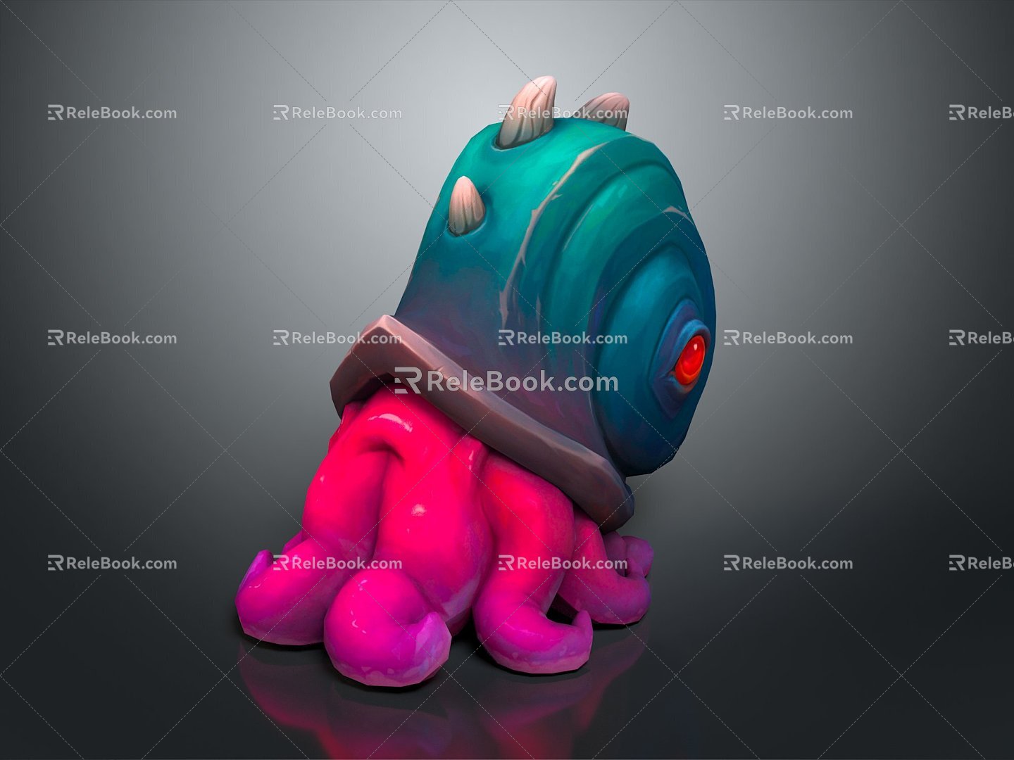 Snail Cartoon Snail Snail Small Snail Reptile Cold Blooded Animal Reptile 3d model