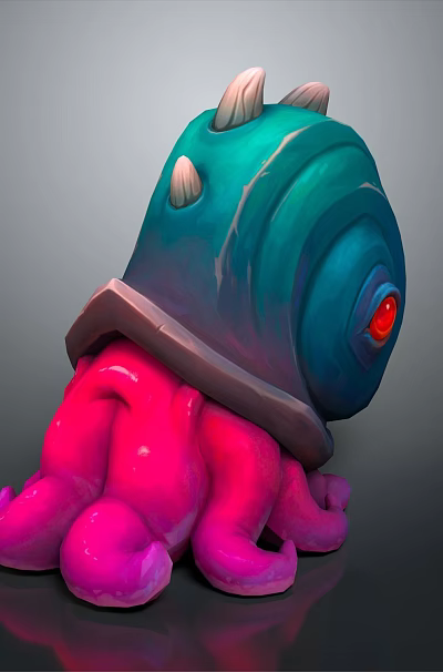 Colorful Reptile With Blue Shell Pink Limbs And Red Eyes 3D Model Design 3d model Colorful Reptile With Blue Shell Pink Limbs And Red Eyes 3D Model Design 3d model