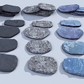 Slate schist Ting Green Slate 3d model