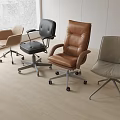 Modern Office Chairs In Various Neutral Tones For Interior Workspace