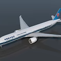 China Southern Airlines Commercial Airliner With White Body Blue Stripe Blue Tail And Red Logo