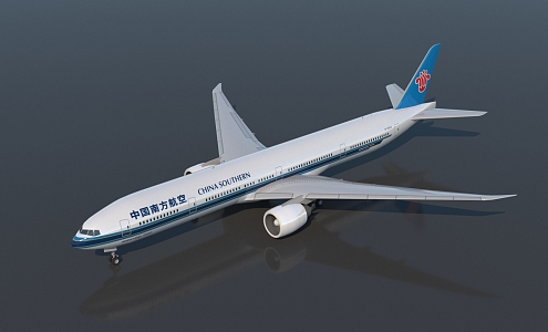 Airliner China Southern B777 3d model