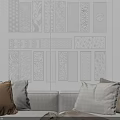 Decorative Partition Panels With Various Laser Cut Designs For Living Room Decor