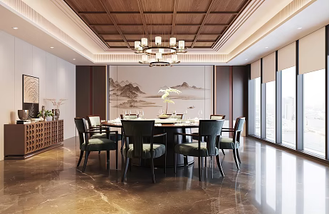 Box Room Restaurant Box Catering Room Catering Room 3d model