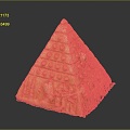 Temple Tower Stone Takatong Tower Pyramid Mayan Pyramid Mayan Stone Tower Totem Tribal Totem 3d model