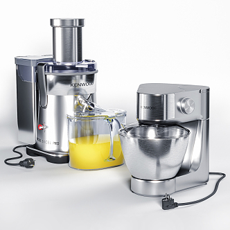 modern juicer kitchen appliances blender 3d model