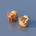 Fresh Orange Slices Arranged with Cinnamon Sticks in Transparent Glass Cups