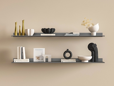 Modern Shelf Ornaments Combination Ceramic Desk Books model