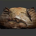 Freshly Baked Artisanal Bread With Crispy Golden Crust And Soft Interior