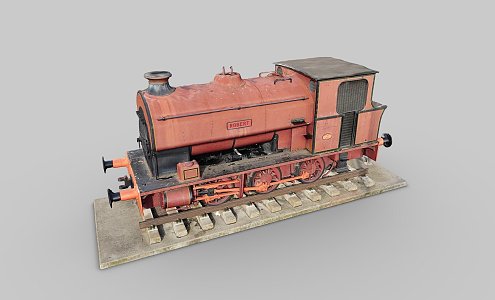 steam train 3d model