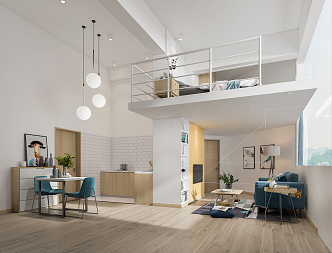 Nordic Apartment 3d model