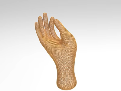 Weaving gesture shape weaving jewelry 1303 3d model