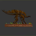 modern skeleton dinosaur skeleton dinosaur skeleton 3d model