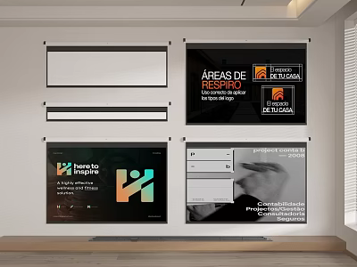Advanced Projection Monitoring System Displaying Real-Time Security Areas Data On Multiple Screens 3d model