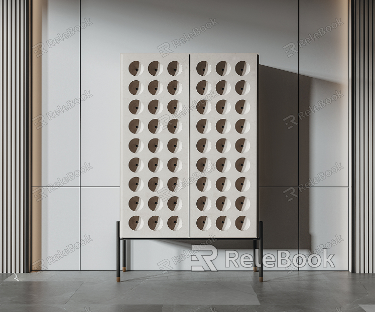 Modern Side Cabinet Decorative Cabinet model