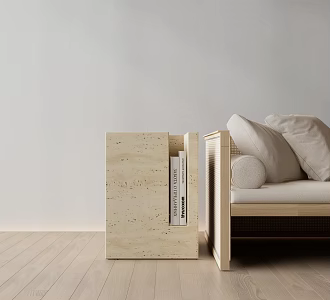 Modern Side Table Stone Side Table Corner Table 3d model