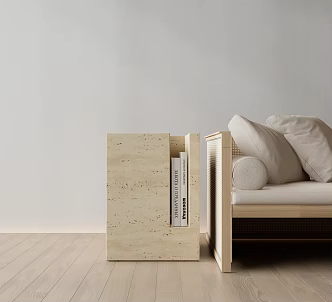 Modern Side Table Stone Side Table Corner Table 3d model