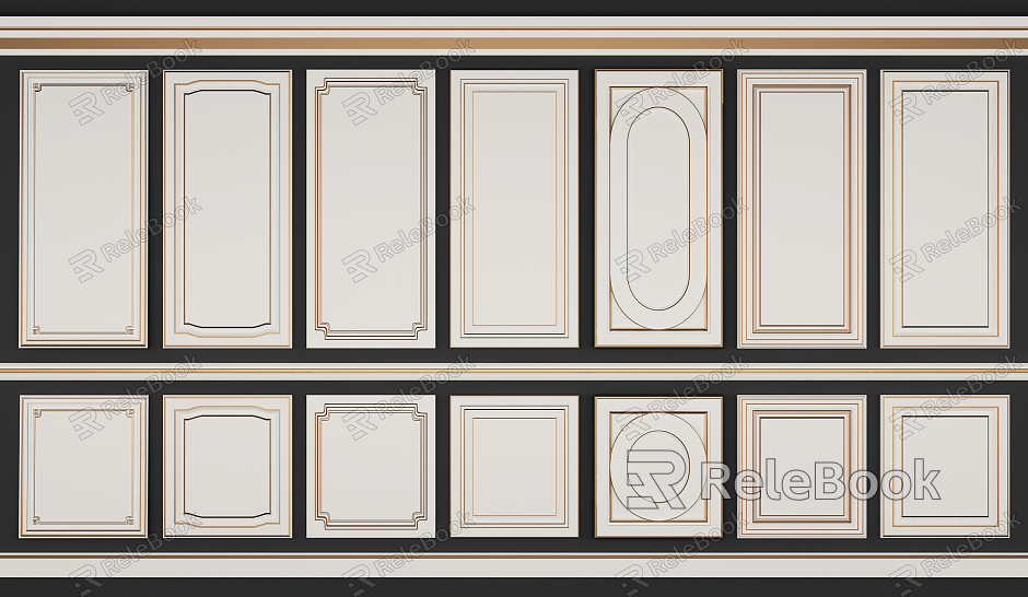 European style clapboard clapboard combination model