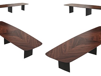 European Conference Table American Conference Table Wood Conference Table Rectangular Conference Table Modern Conference Table 3d model