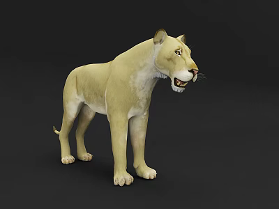 Realistic 3D Reptile Model With Detailed Skin Texture And Standing Pose 3d model