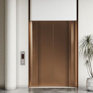 Modern elevator door elevator hall 3d model