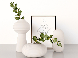 Modern vase decoration 3d model