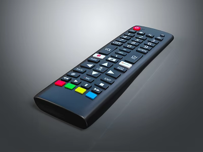 Modern remote control TV remote control audio remote control 3d model