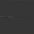 Medieval Long Sword With Red Wrapped Handle And Sharp Metallic Blade On Gray Background