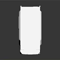 Modern White TechnoShield Desktop Computer Case With Ventilation Design For Electronic Device