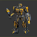 Bumblebee Transformers Robot Sci-Fi Robot Characters 3d model