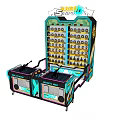 Super Shooter 5 Arcade Amusement Equipment With Two Player Shooting Ball And Colorful Design