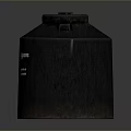 Traditional Jalam Panjang Storage Bucket Featuring House Icon and Syariah Bahan