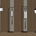 New Chinese floor lamp 3d model