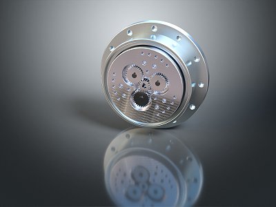 Modern machinery parts bearing mechanical bearing wheel 3d model