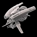 Detailed Grey 3D Fighter Jet Model With Complex Structure Weapon Systems And Design Components