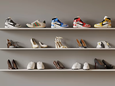 Modern Shoes 3d model